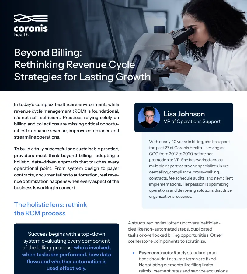 Beyond Billing: Rethinking Revenue Cycle Strategies for Lasting Growth 