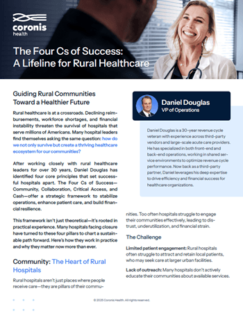 The Four Cs of Success: A Lifeline for Rural Healthcare
